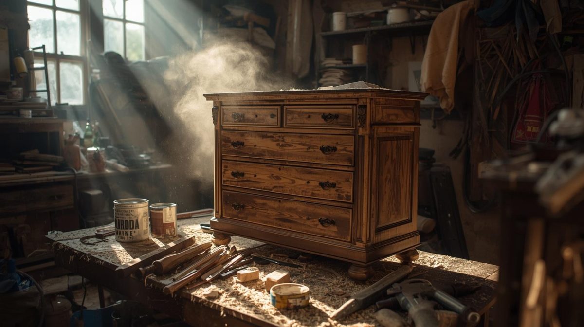 Meuble relooké à vendre à L'Atelier du Temps