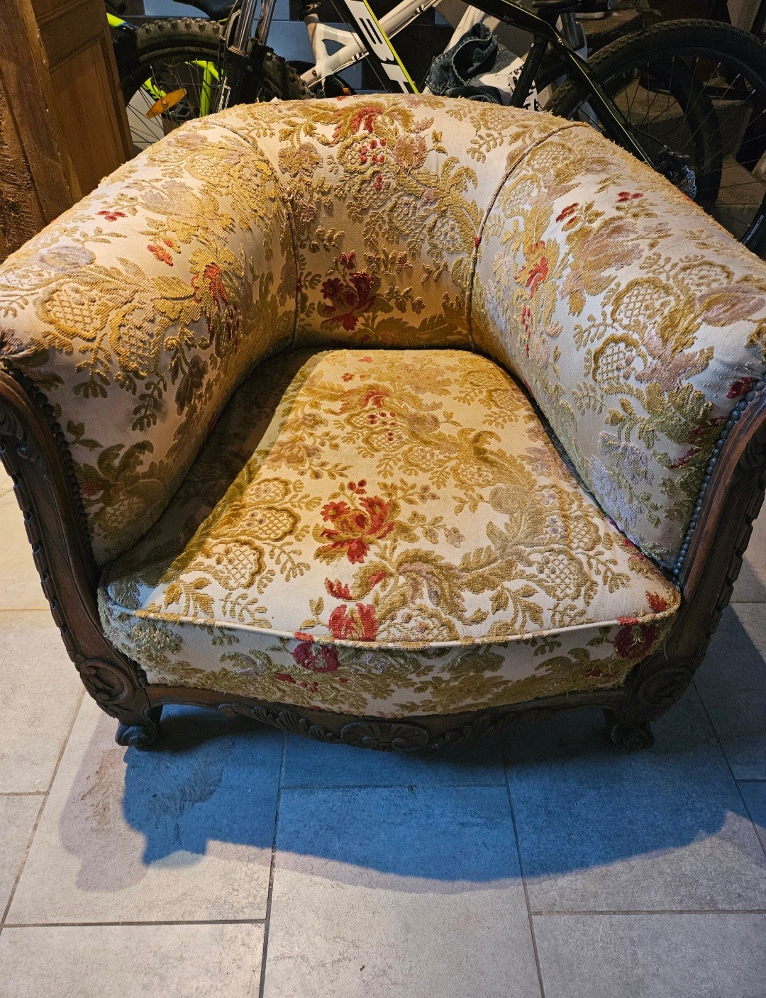 Avant garnissage fauteuil